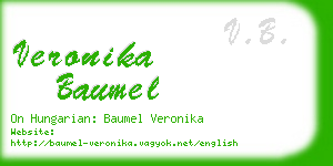 veronika baumel business card